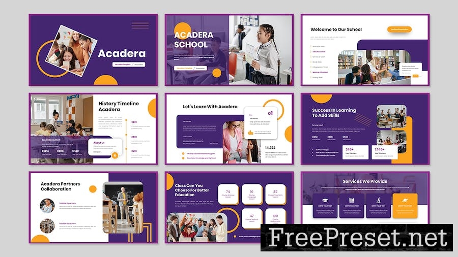 Acadera - Education Presentation Keynote Template