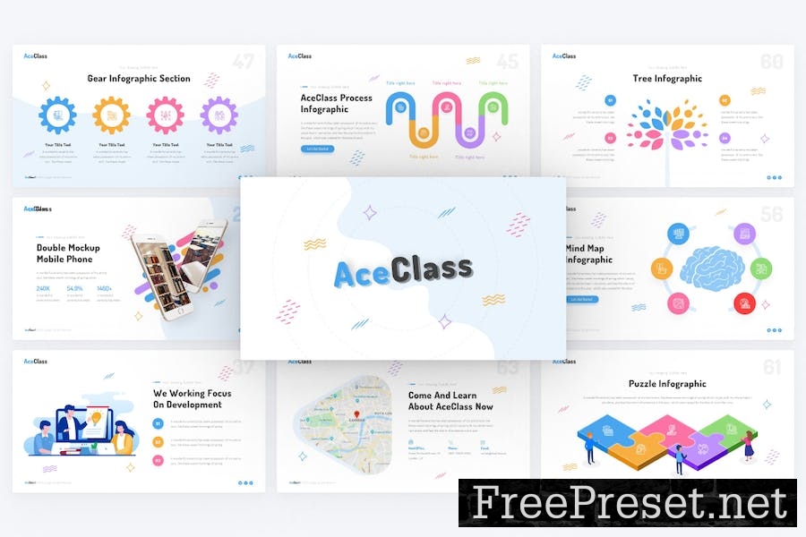 AceClass Education PowerPoint Template D2A7SFZ