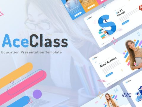 AceClass Education PowerPoint Template D2A7SFZ