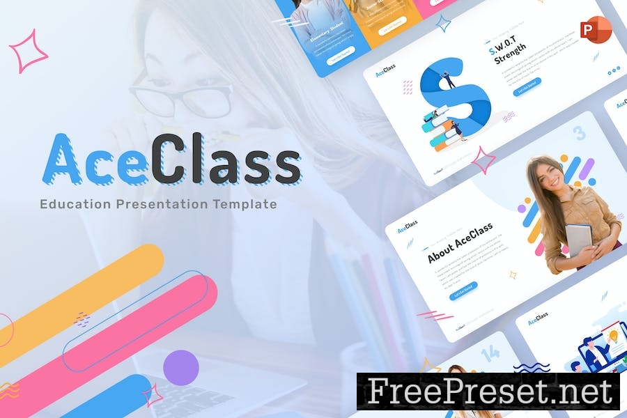 AceClass Education PowerPoint Template D2A7SFZ