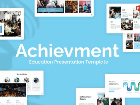 Achievment Education PowerPoint Template