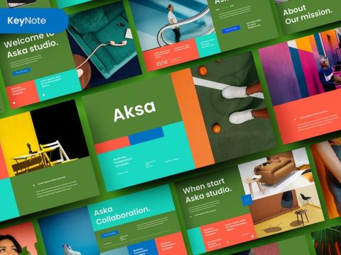 Aksa – Business Keynote Template LFXFDH7