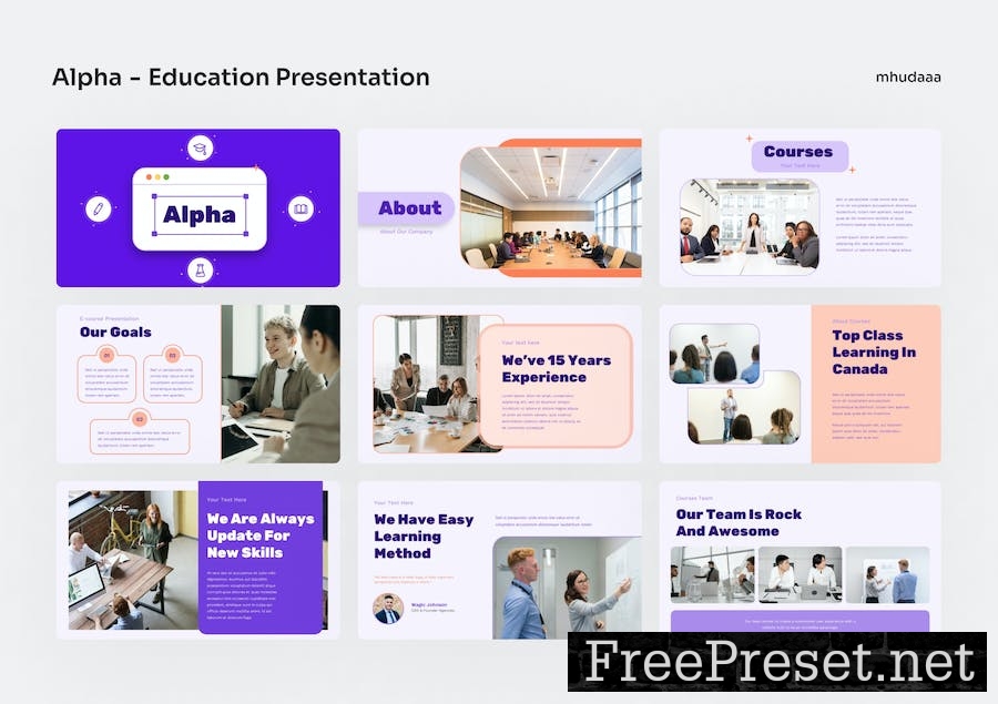 Alpha - Education Keynote Presentation K8XE6R7