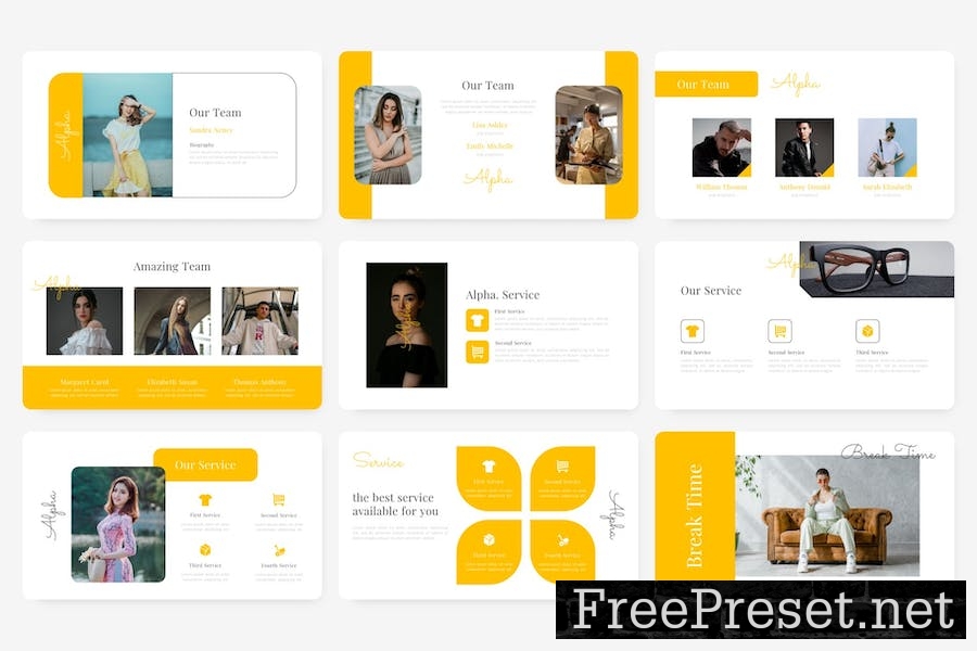 Alpha – Fashion Google Slides Template GD8YJPG