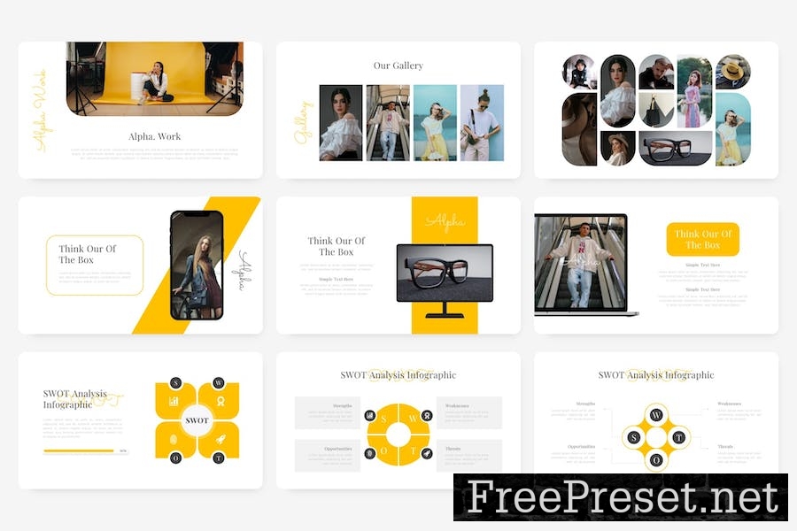 Alpha – Fashion Google Slides Template GD8YJPG