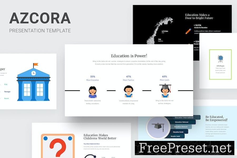Azcora - Education Infographic Keynote 9NQAAPG
