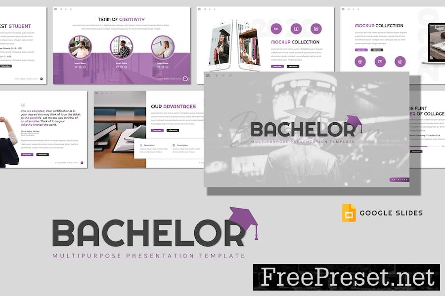 Bachelor - Education Google Slides Template HQ4FHC2