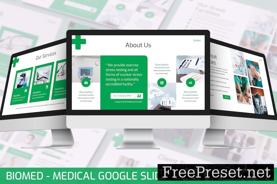 Biomed - Medical Google Slides Template L4B5A5W