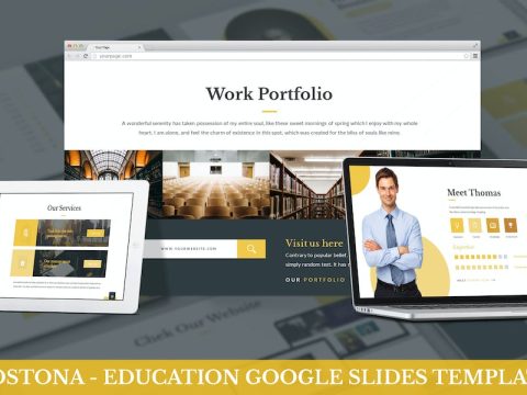 Bostona - Education Google Slides Template KJVC7D7