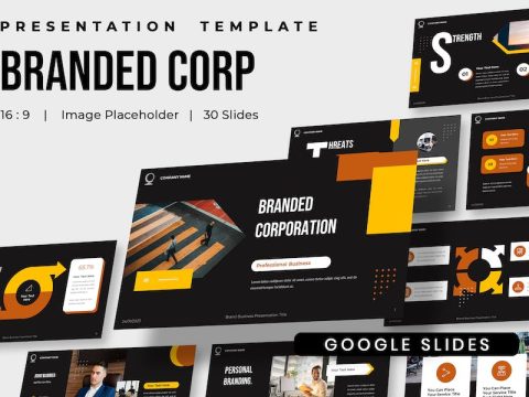 Brand Corporation - Company Business Google Slides TZLMEQN