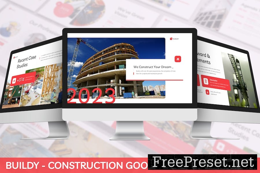 Buildy - Construction Google Slides Template