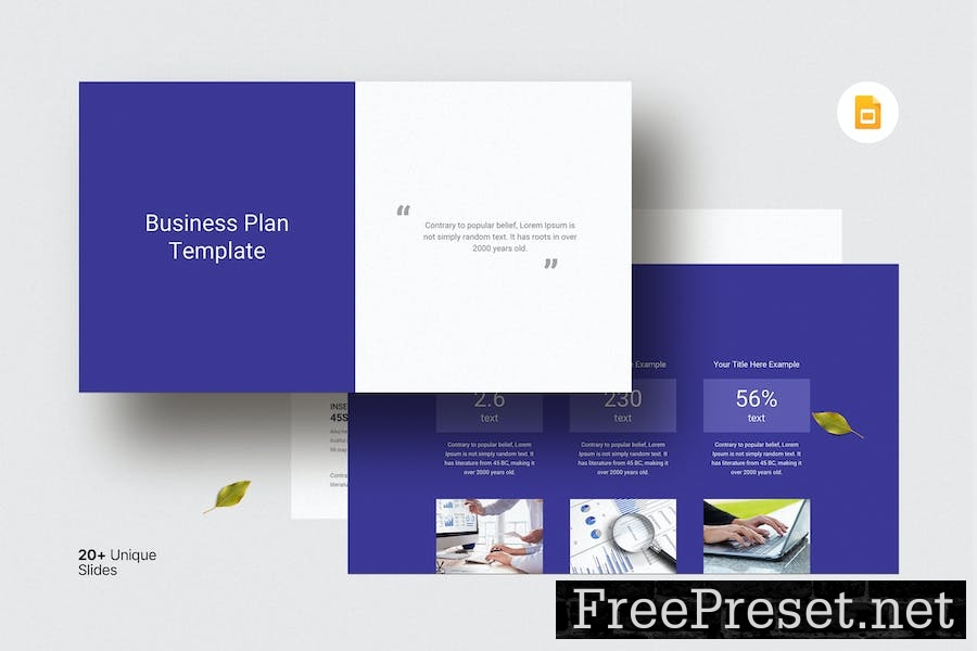 Business Plan Google Slides Template 6KVW7S6