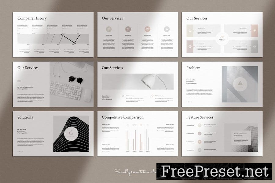 Business Plan Keynote Presentation Template A5WR5KA