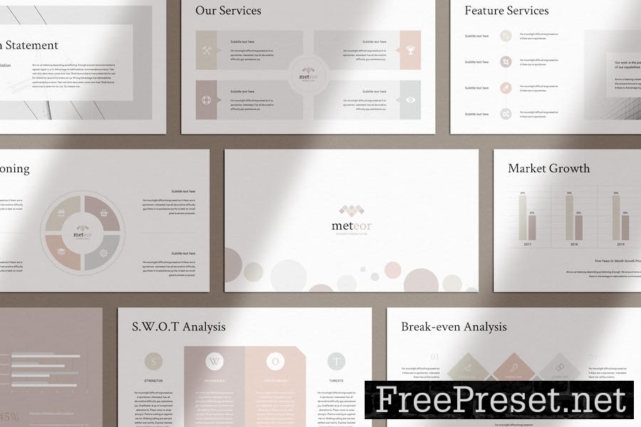 Business Plan Keynote Presentation Template A5WR5KA