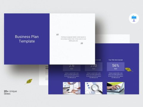 Business Plan Keynote Template 682RTXB