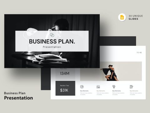 Business Plan Presentation Template VYRZWGK