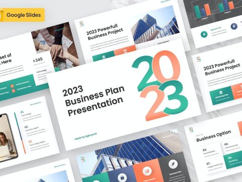 Business Plan Professional Google Slides Template S9DP4BH