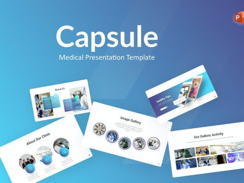 Capsule Medical PowerPoint Template JG9D8CD