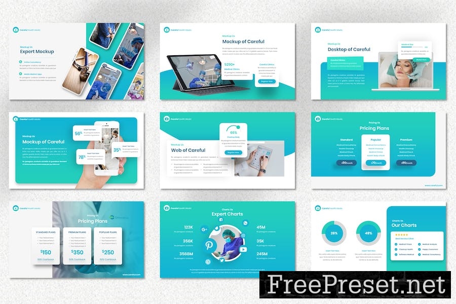 Careful - Medical Powerpoint Template UGJD7UY