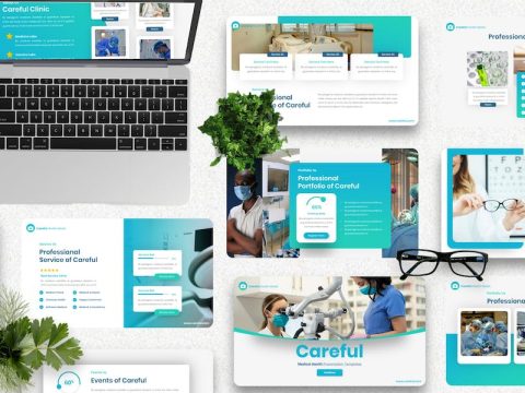 Careful - Medical Powerpoint Template UGJD7UY