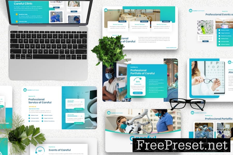 Careful - Medical Powerpoint Template UGJD7UY