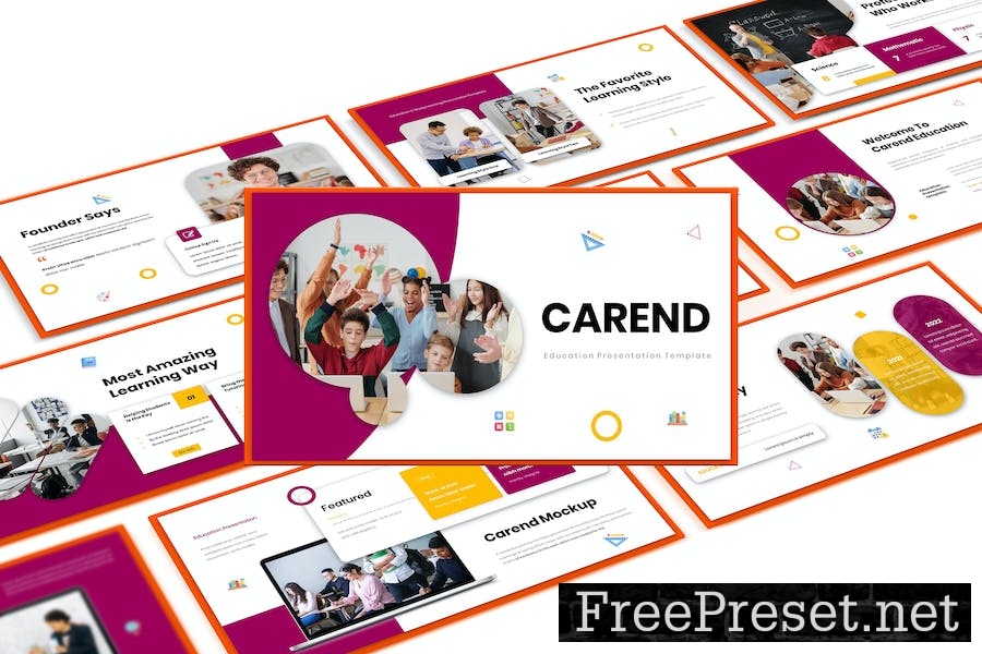 Carend - Education Presentation PowerPoint 5ELEMKB