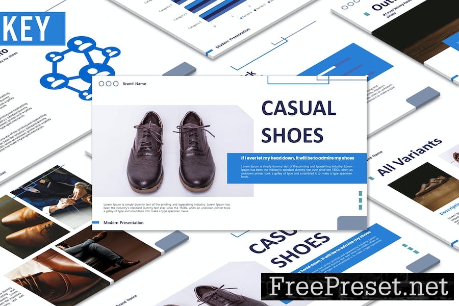 Casual Shoes - Keynote Template 3RL7FYV