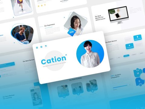 Cation - Education School PowerPoint Template 2H8LT4B