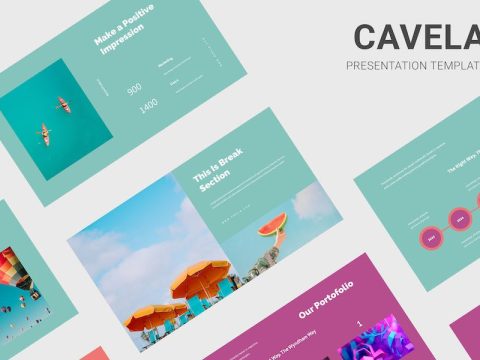 Cavela - Business Powerpoint Design Template 7LBRMCF