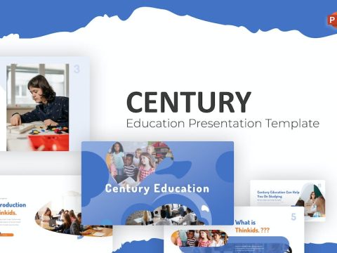 Century Education PowerPoint Template E2EJS4M