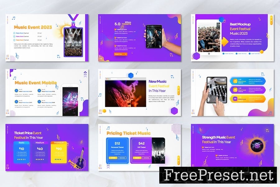 Chemic - Music Event Powerpoint Template P7L2QMQ