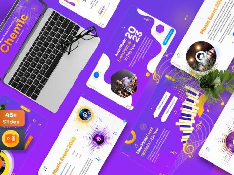 Chemic - Music Event Powerpoint Template P7L2QMQ