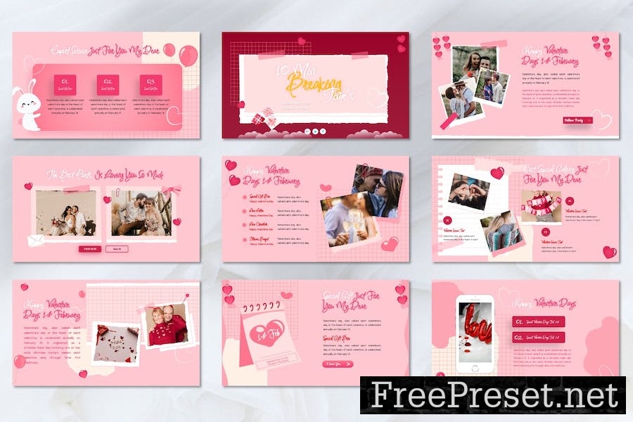 Cholove - Valentine Days Keynote Template 36RB9DV