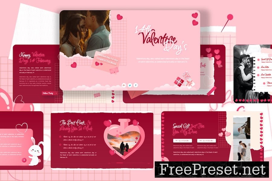 Cholove - Valentine Days Keynote Template 36RB9DV