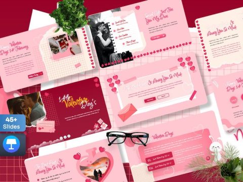 Cholove - Valentine Days Keynote Template 36RB9DV