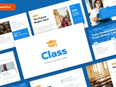 CLASS - Education Powerpoint Template