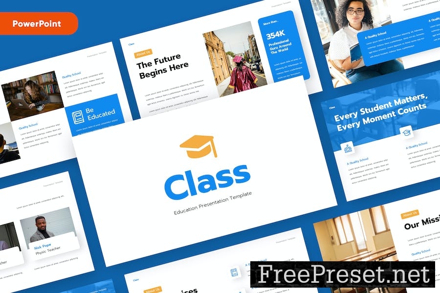 CLASS - Education Powerpoint Template