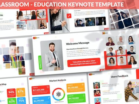 Classroom - Education Keynote Template ABCVNQZ