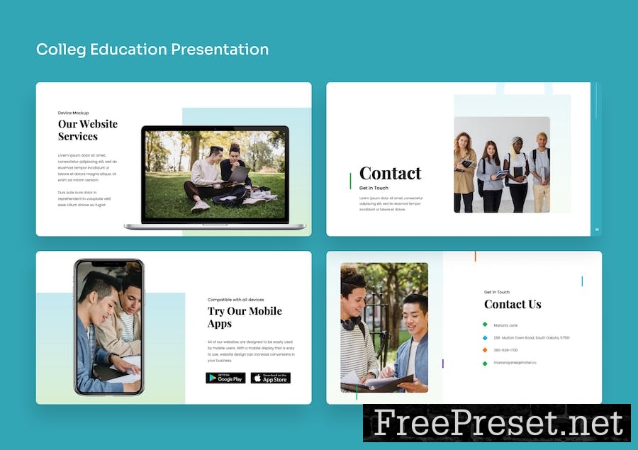 Colleg - Education PowerPoint Presentation DVTB5D8