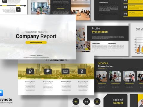 Company Report - Keynote Template