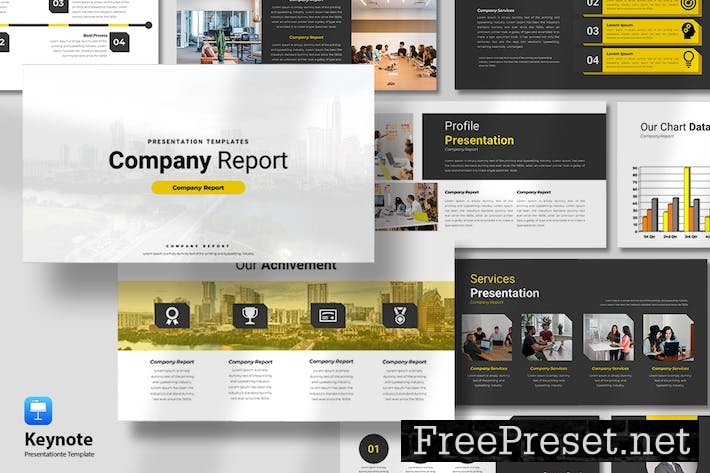 Company Report - Keynote Template