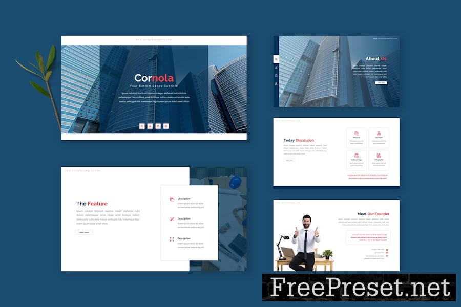 Cornola - Powerpoint Template EC2J8LU