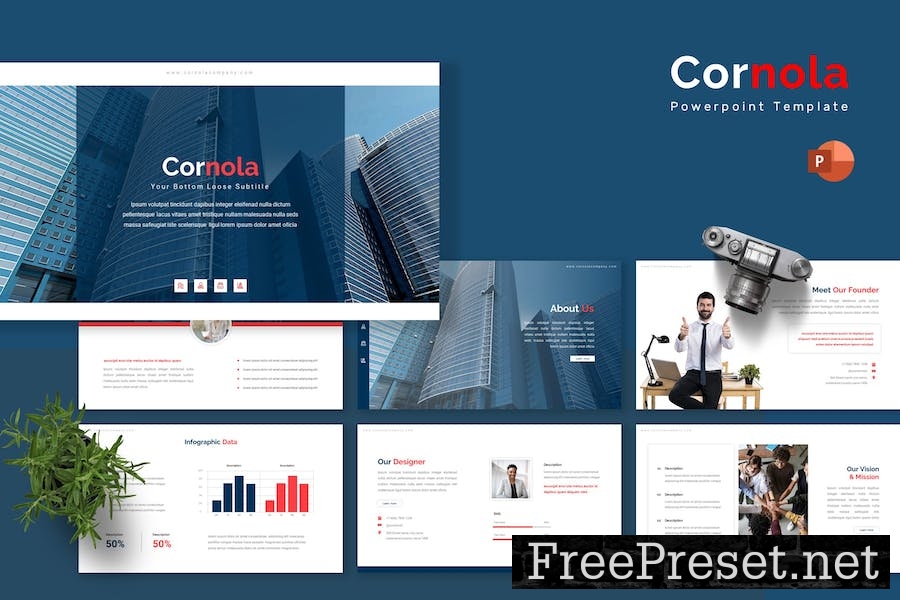 Cornola - Powerpoint Template EC2J8LU