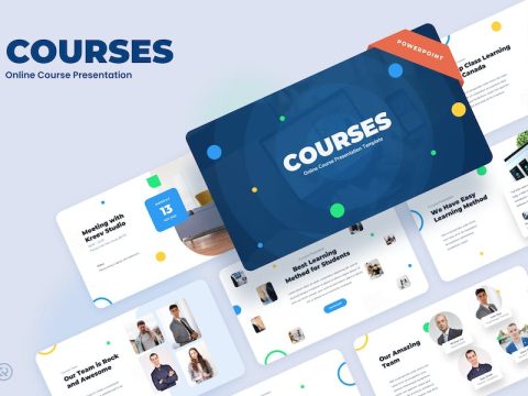 Courses - Education Power Point Presentation CAESCBX