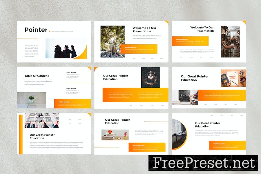 Creative Education PowerPoint Template 7APJWSJ