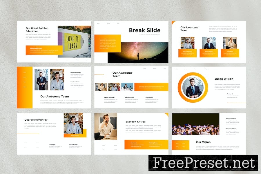 Creative Education PowerPoint Template 7APJWSJ