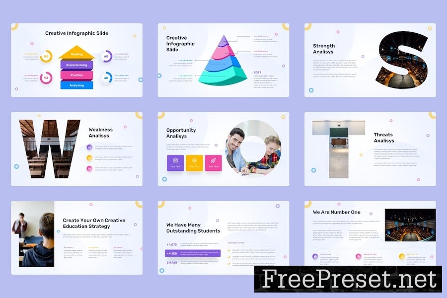 Creativo - Education Google Slides Template PEGMXYF