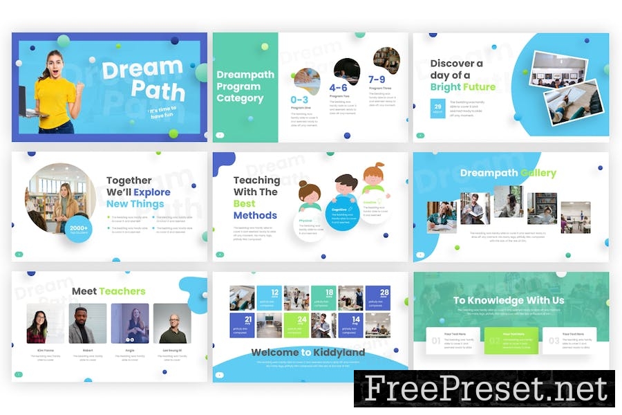 Dreampath Education PowerPoint Template 488H2UH