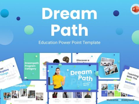 Dreampath Education PowerPoint Template 488H2UH