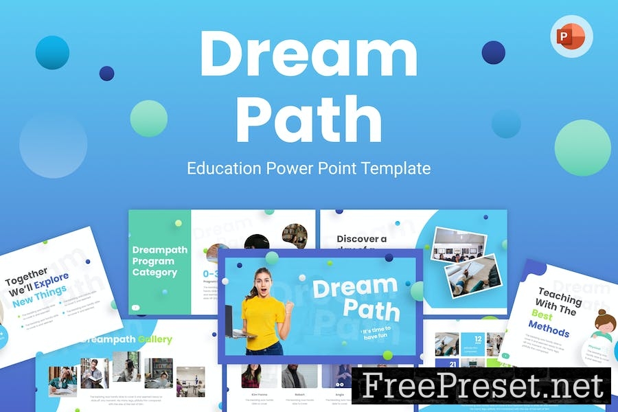 Dreampath Education PowerPoint Template 488H2UH